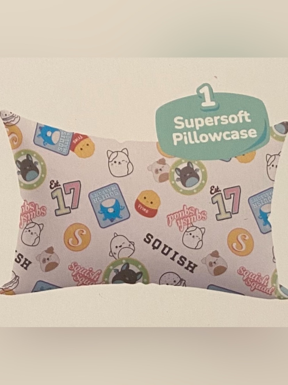 Squishmallows Ultra Soft Standard Pillowcase Squish Squad